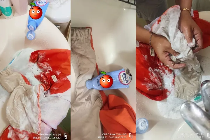 拿來刷髒的運動服也沒問題。翻攝臉書/我愛全聯-好物老實説