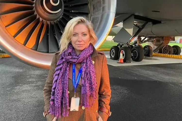 蘇珊娜哈維現任Cotswold機場執行長，也是2個孩子的媽。翻攝Dailymail