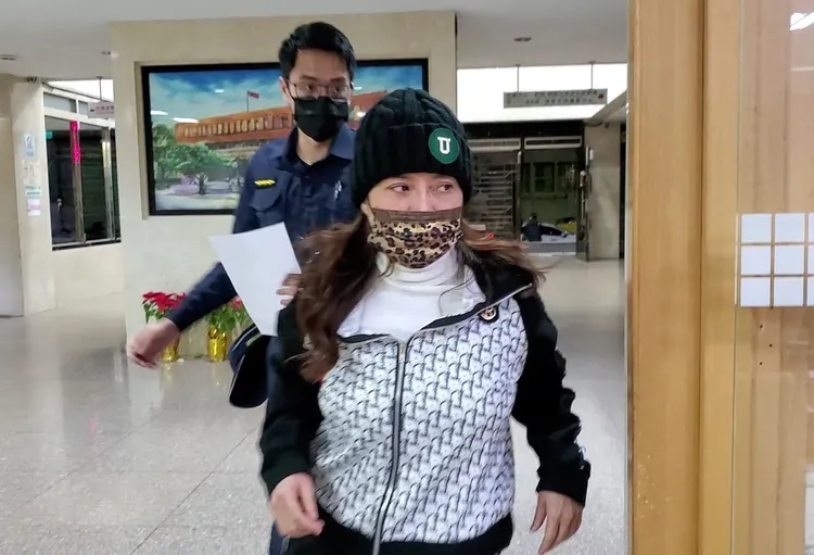 涉嫌配合炒股的邱曉慧。呂志明攝