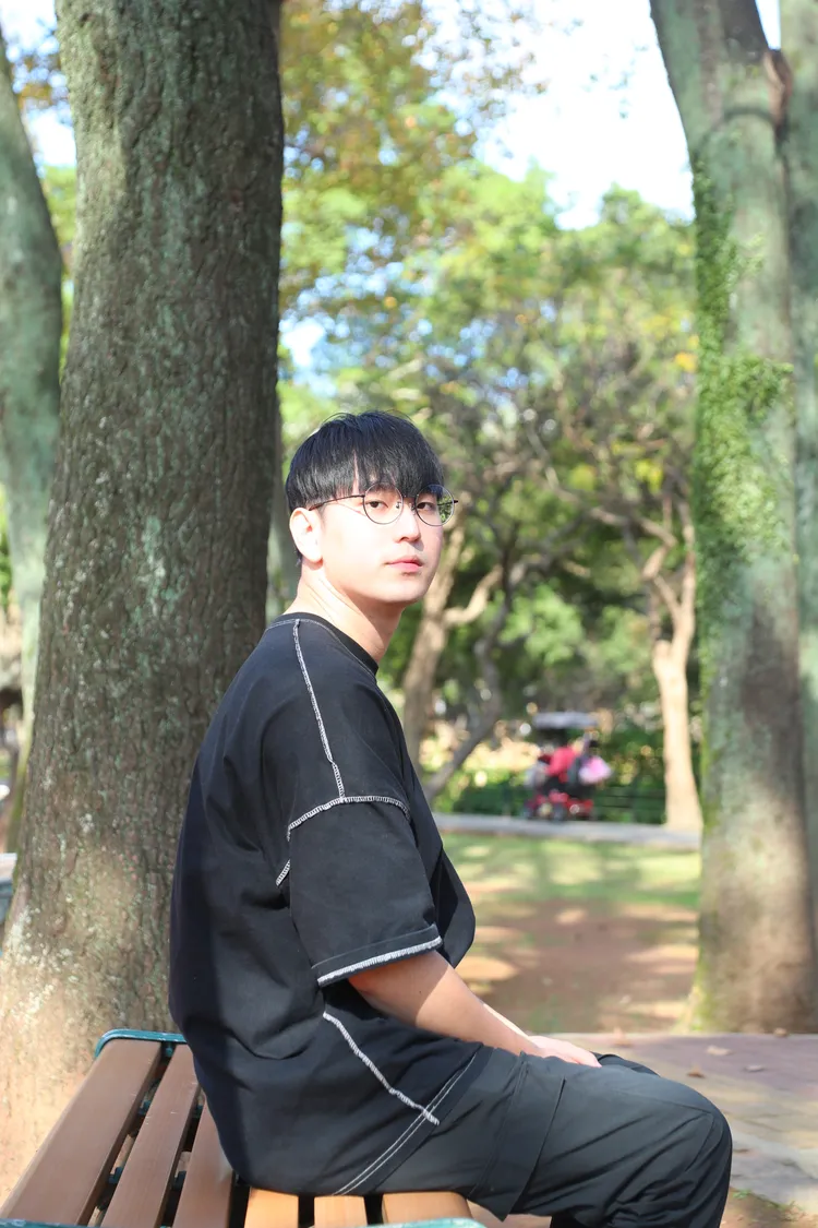 小甜甜老公宋晉賢接受《壹蘋新聞網》專訪。鄭孟晃攝