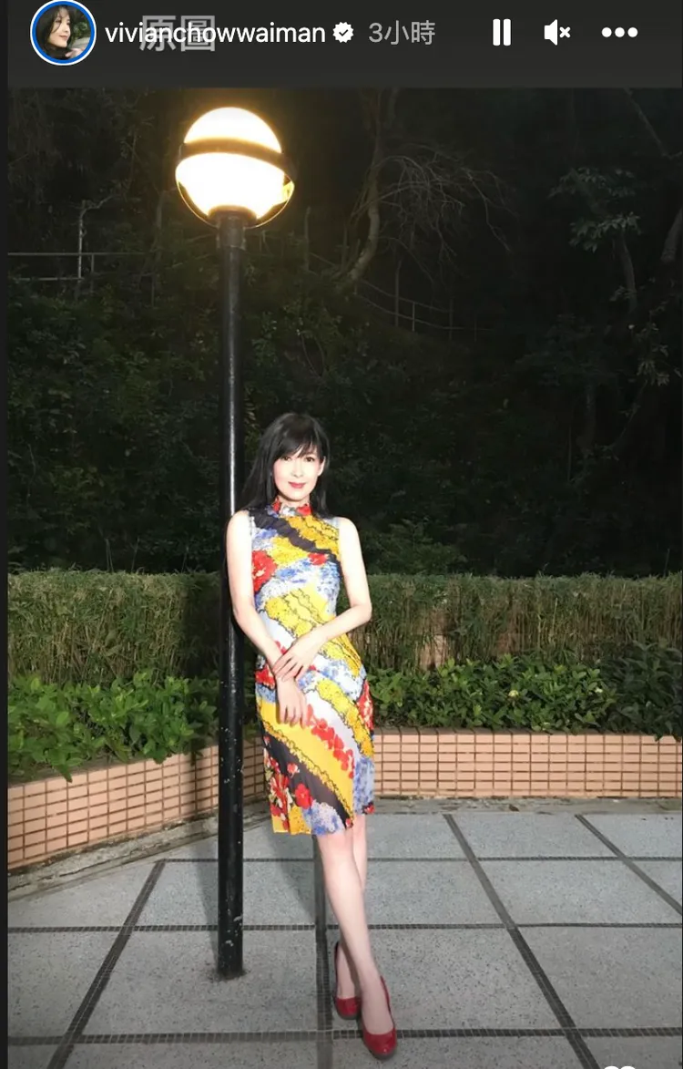 周慧敏曬出美照原圖。翻攝周慧敏臉書