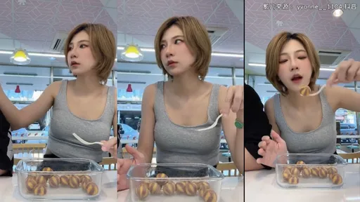 先別管「3秒定律」都市傳說 正妹女友給餵就吃!加送白眼也吞了