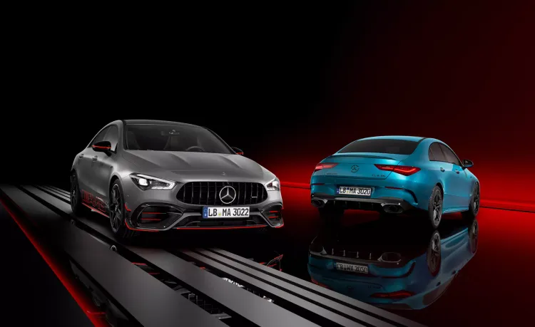 AMG CLA 35這次也加入48V輕油電技術，AMG 45 S則採2.0升雙渦輪動力，最大馬力設定為306匹，0-100km/h加速可在4.1秒完成。原廠照片