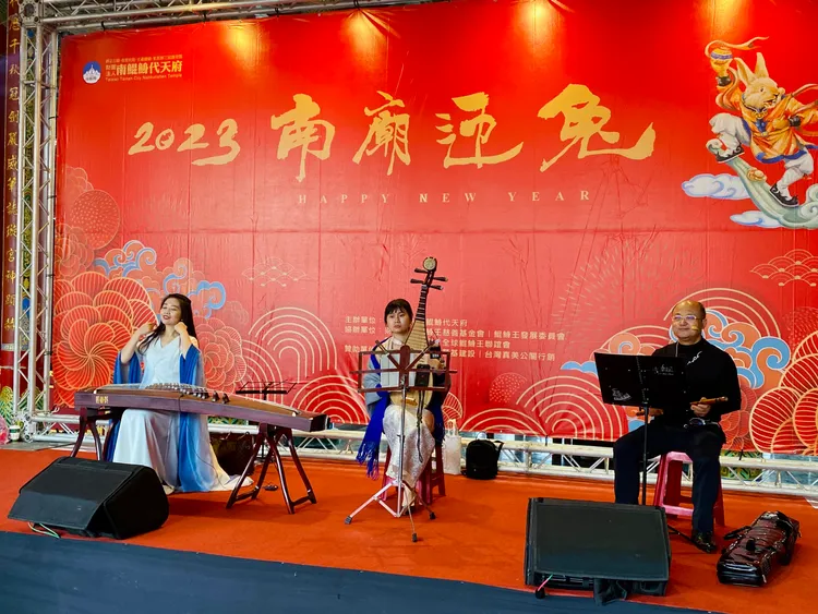 現場國樂悠揚。王志弘攝