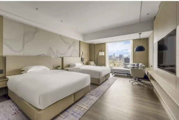 在BLACKPINK將到高雄辦演唱會下，高雄萬豪酒店3/18、3/19的700間客房全被訂光。讀者提供