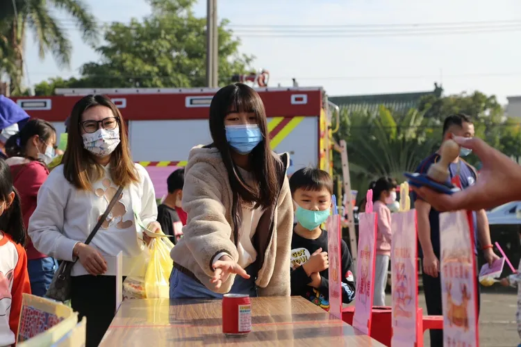 活動寓教於樂。消防局提供