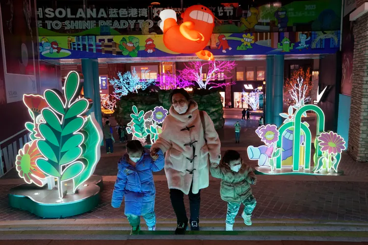 2022年跨2023年元旦的新年假期，中國各地已出現旅遊潮。美聯社