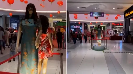 賣場春節「長髮鬼妹迎賓」 DJ逛街驚睹:真是嚇死人