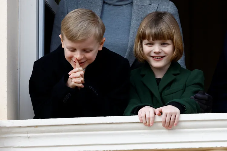 這對摩納哥王室龍鳳胎目前8歲。路透社
