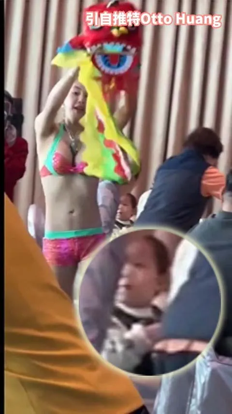 寶寶都看傻了。引自推特Otto Huang 