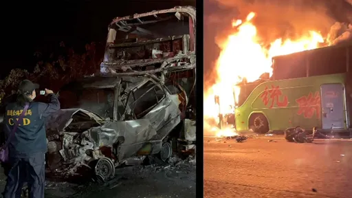 目睹「旁边的她被活活烧死」! 国道火烧车2死 幸存驾驶还原惊悚过程