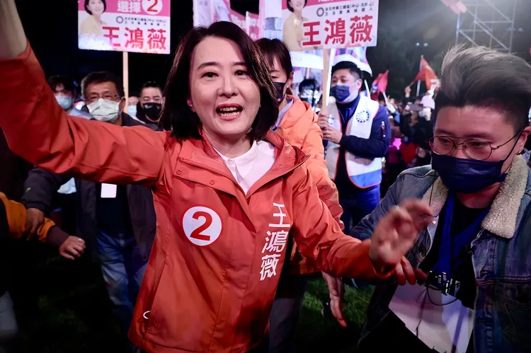 王鴻薇批評民進黨。林林攝