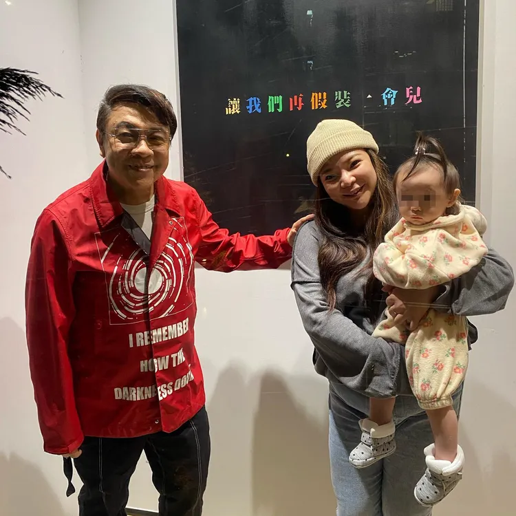 蔡康永（左）和小甜甜認識多年。翻攝小甜甜IG