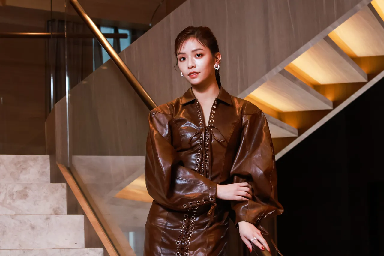 宋芸樺被問感情現況，她笑「一直很開心啊」。趙世平攝