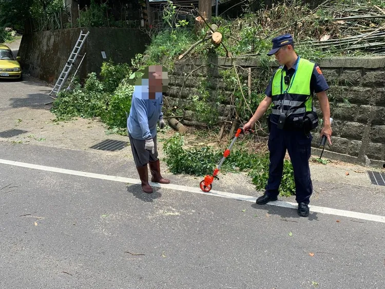 警方到場處理。民眾提供
