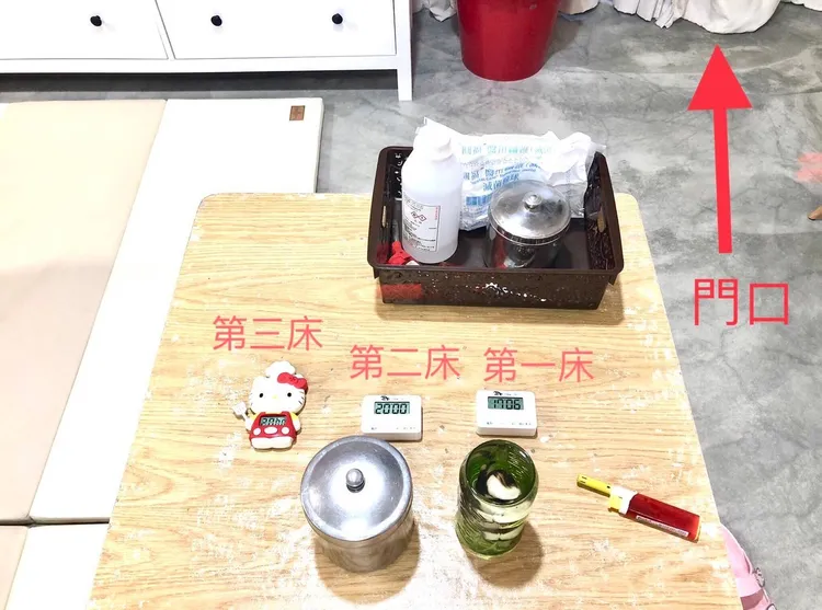 葛女施做火罐工具，卻無任何醫療證照。投訴人提供