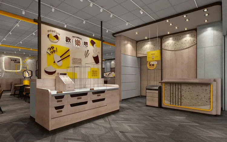 品田牧場新門市以明亮跳色裝潢營造年輕氛圍。業者提供