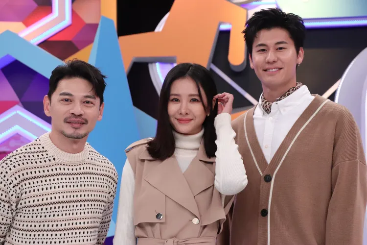 阿Ken(左起)、安心亞、風田。中天提供