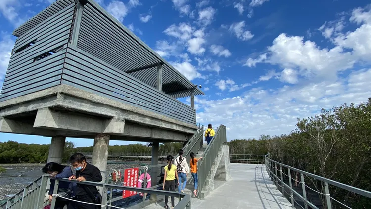 海空步道賞鳥亭。孫英哲攝