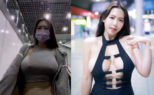 獨家|「無罩搭北捷」豪乳女師PO淫片「別再撞了」 學生妹野外無恥露出全慘了