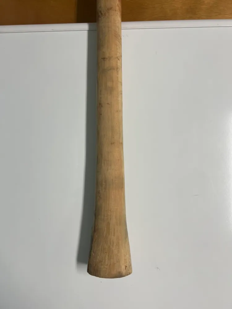 警方逮捕林男，起獲作案用木棍。讀者提供