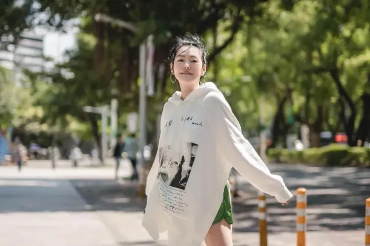 小S在螢光幕相當開朗。