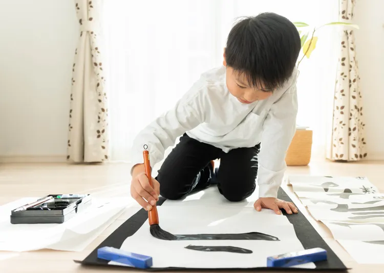 台北遠東香格里拉親子俱樂部大年初一可體驗書法好好玩活動。業者提供