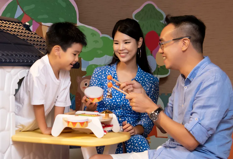 台北遠東香格里拉親子俱樂部還提供寶貝遊戲區讓孩子們盡情放電。業者提供