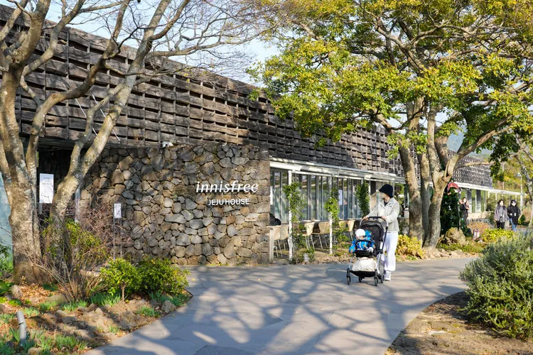 「濟州哦雪綠」園區內的悅詩風吟濟州館。田欣雲攝