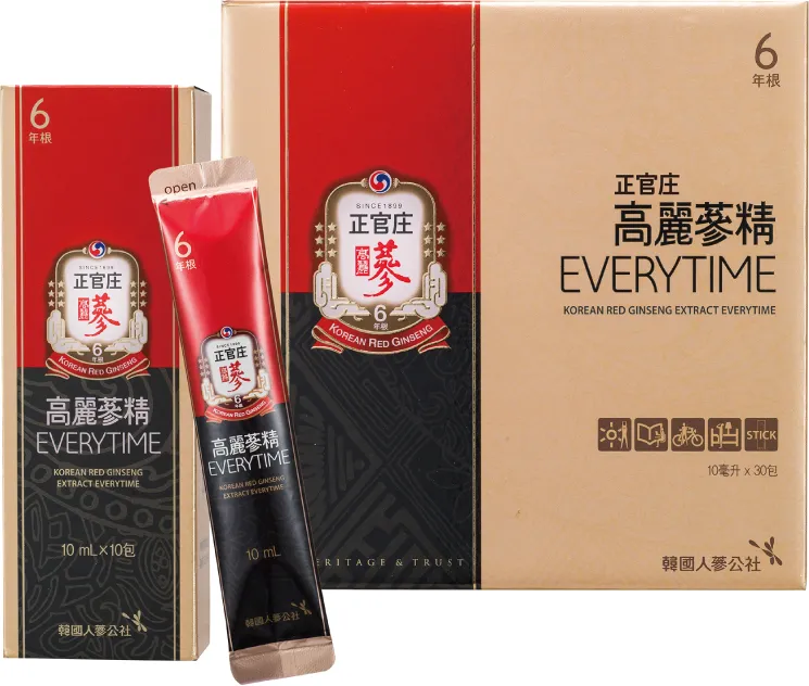 正官庄高麗蔘精EVERYTIME禮盒，特價1490元。業者提供