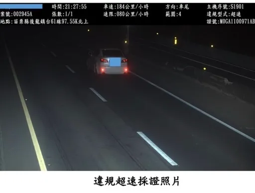 超狂小白台61線「狠飆184公里」　比速限超出104公里！不僅罰錢還有這代價