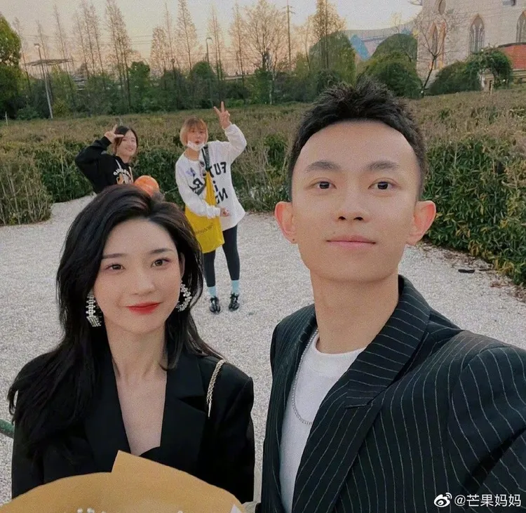 郭熙彧與戀綜交來的女友蓓蓓沒多久就分手了。翻攝芒果媽媽微博