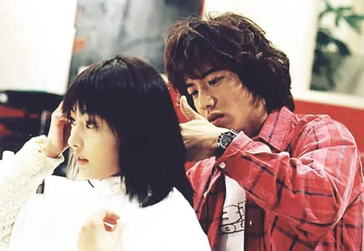 木村拓哉（右）和常盤貴子2000年主演的《美麗人生》掀起收視熱潮。翻攝日本yahoo