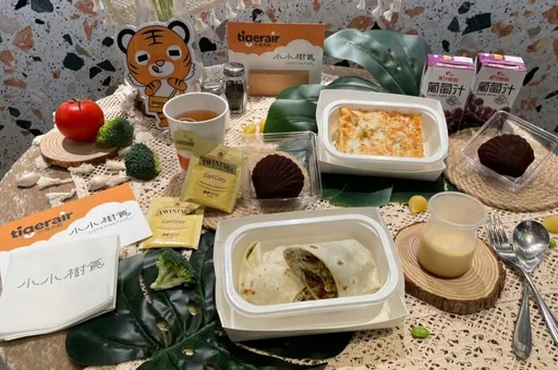 坐廉航也能吃米其林!虎航攜手小小樹食推「蔬食機上餐」 1/20起供應