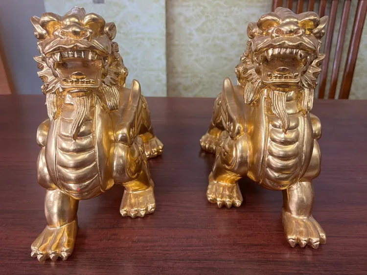 豼貅是目前民間相當喜愛的開運、招財物。周庭慶攝