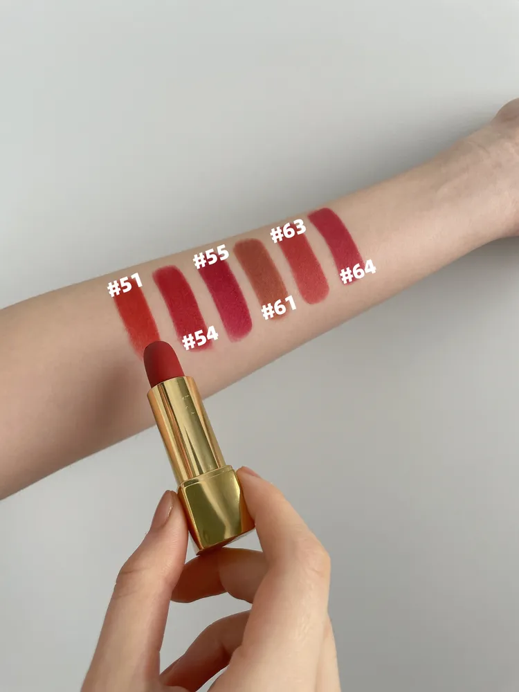 6款品牌推薦色。張家玲攝