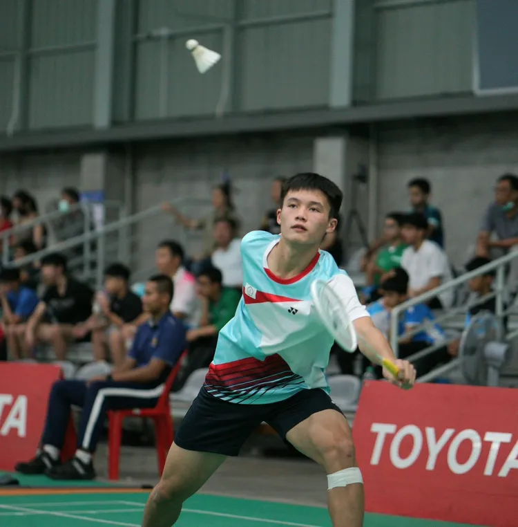 李祤睿拿下亞青羽球賽男單和男雙銅牌。泰北高中提供