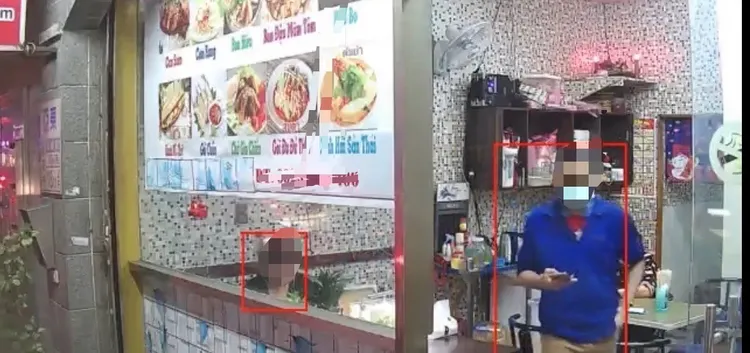 阮姓新住民已餐廳作掩護，私下經營六合彩簽賭站。翻攝畫面