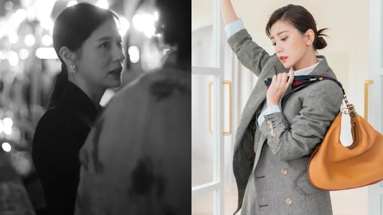 林予晞（左圖，翻攝fotoallison IG）與賈靜雯（右圖，翻攝alyssachia IG）側臉神韻相似，但正臉就各自有特色。