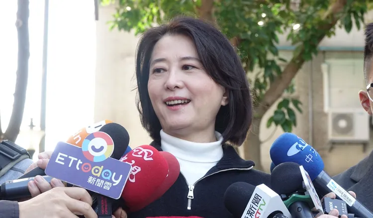 王鴻薇表示，投完票心情輕鬆開心。莊宗達攝
