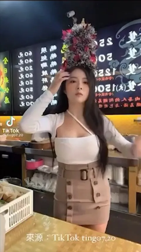 是不是很可愛，舞蹈更可愛。本影片截圖經「TikTok :ting07.20」授權刊登