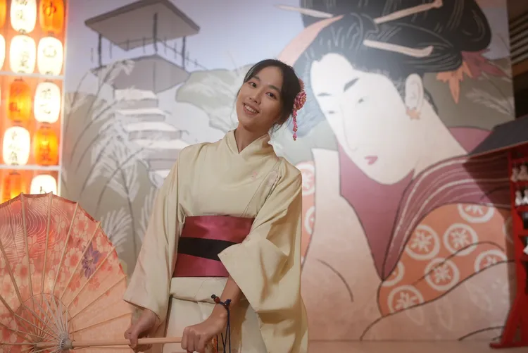 溫泉祭活動也規劃了浴衣試穿體驗。福容提供