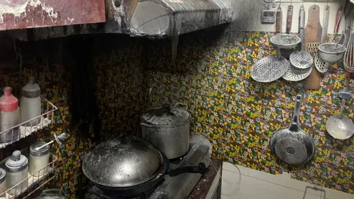 油鍋過熱瞬間竄火煙 新北女冷靜用這招阻火勢