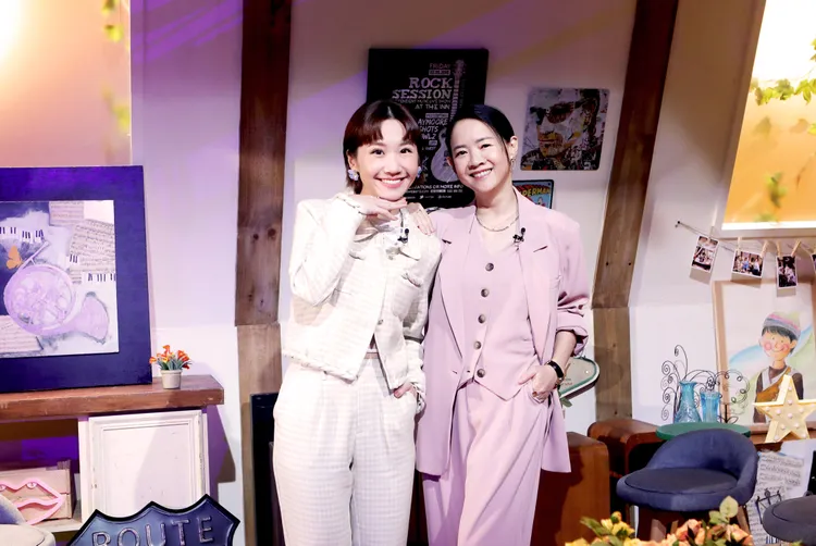 Lulu（左)、曾寶儀情同姊妹。公視提供