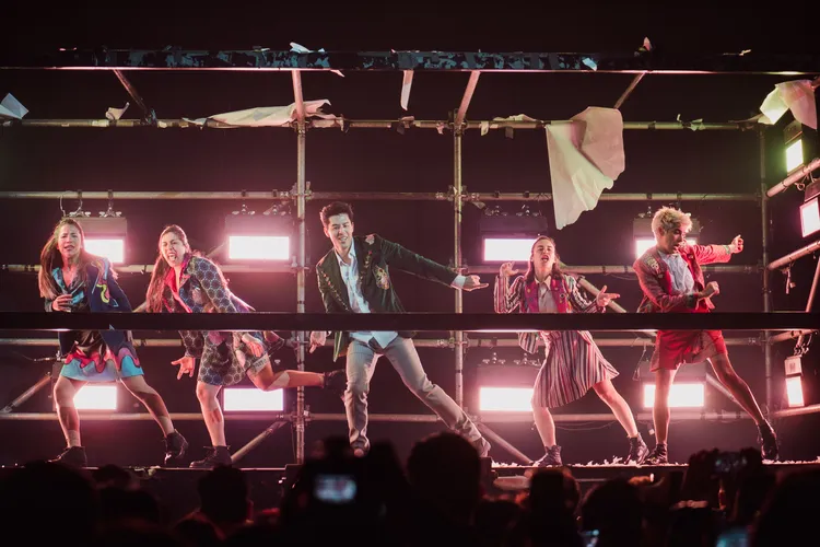 胡宇威練舞只練了10天，給自己的表現打7分。寬宏藝術提供