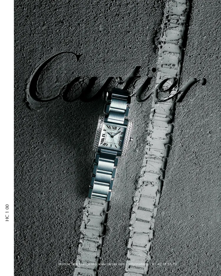 誕生於1996年的Tank Française錶款，其將金屬錶殼與鍊帶融為一體的設計，堪稱錶壇先驅。品牌提供