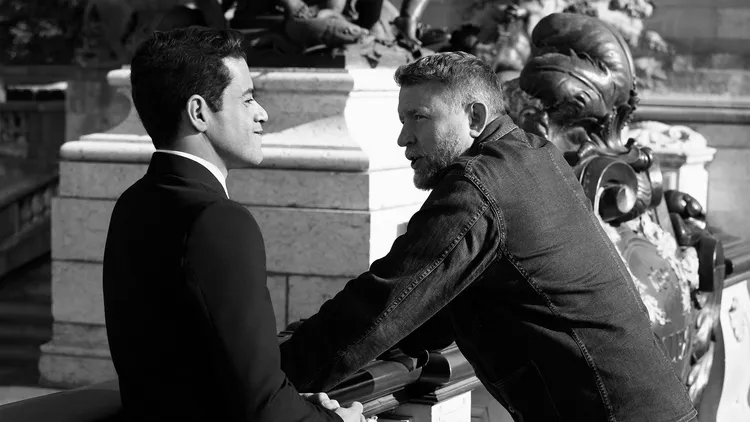 蓋瑞奇（右）曾指導過《福爾摩斯》、《玩命鈔劫》等票房大片，他的才華同樣也受到了時尚圈的賞識。品牌提供