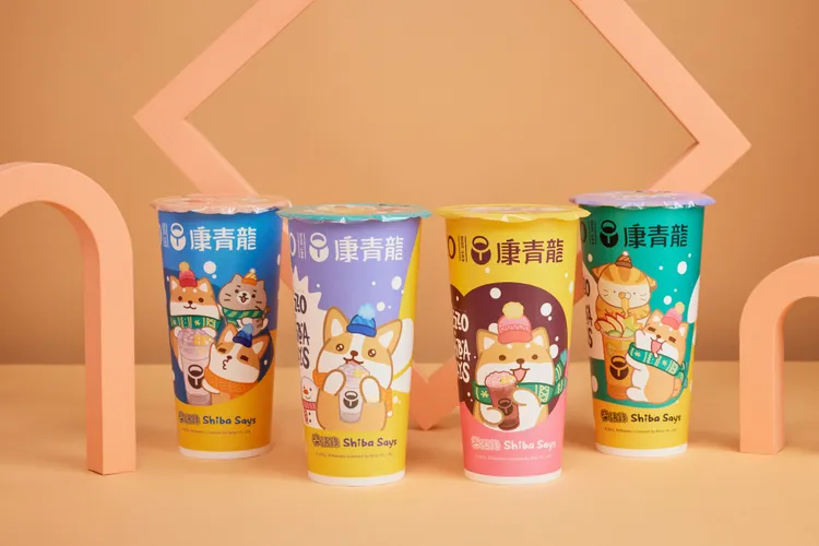 4款聯名飲料杯身。業者提供