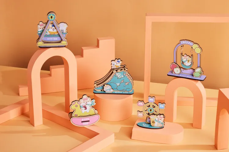 柴茶樂園擺飾加購價單個79元。業者提供
