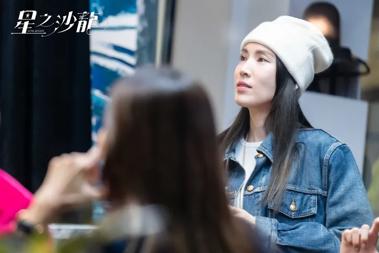 陳若儀光臨星之沙龍。TVBS提供